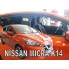 Дефлекторы боковых окон Team Heko для Nissan Micra K-14 (2017-)